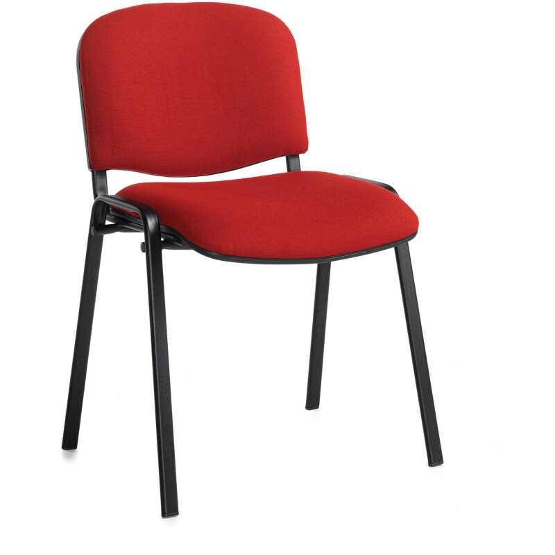 Taurus meeting room stackable chair with black frame and no arms