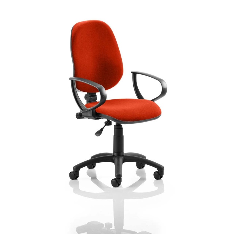 Bespoke Eclipse Plus I Lever Task Operator Chair With Fixed Arms